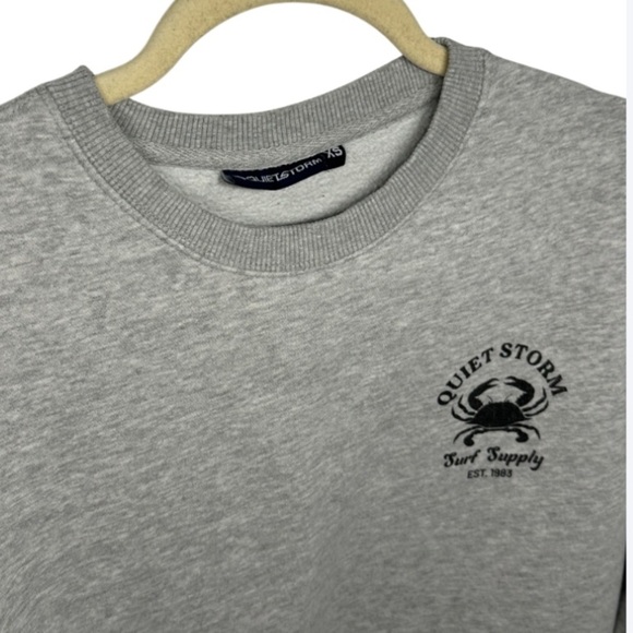 🌊 Quiet Storm Surf Shop Crewneck Sweatshirt – Youth XS - Picture 3 of 5
